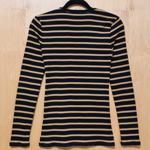 Lauren Ralph Lauren NWT Striped Crewneck Top XS - Picture 4 of 8